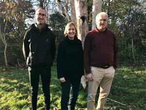 Ollie Turner - General Manager, Barnsfold Nurseries, Sarah Squire – Chairman, Squire’s Garden Centres and Vincent Catt – Managing Director, Liss  Forest Nursery